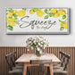 Lemon Squeeze - Floater Framed Canvas Print
