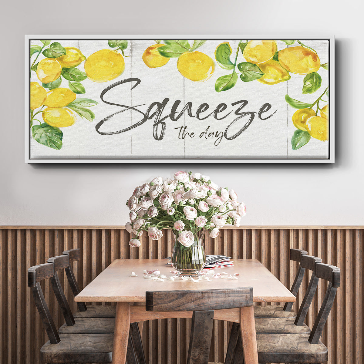 Lemon Squeeze - Floater Framed Canvas Print