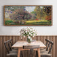 The Park - Floater Framed Canvas Print