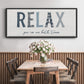Relax - Floater Framed Canvas Print