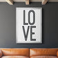 Bold Love II - Modern Framed Canvas Print