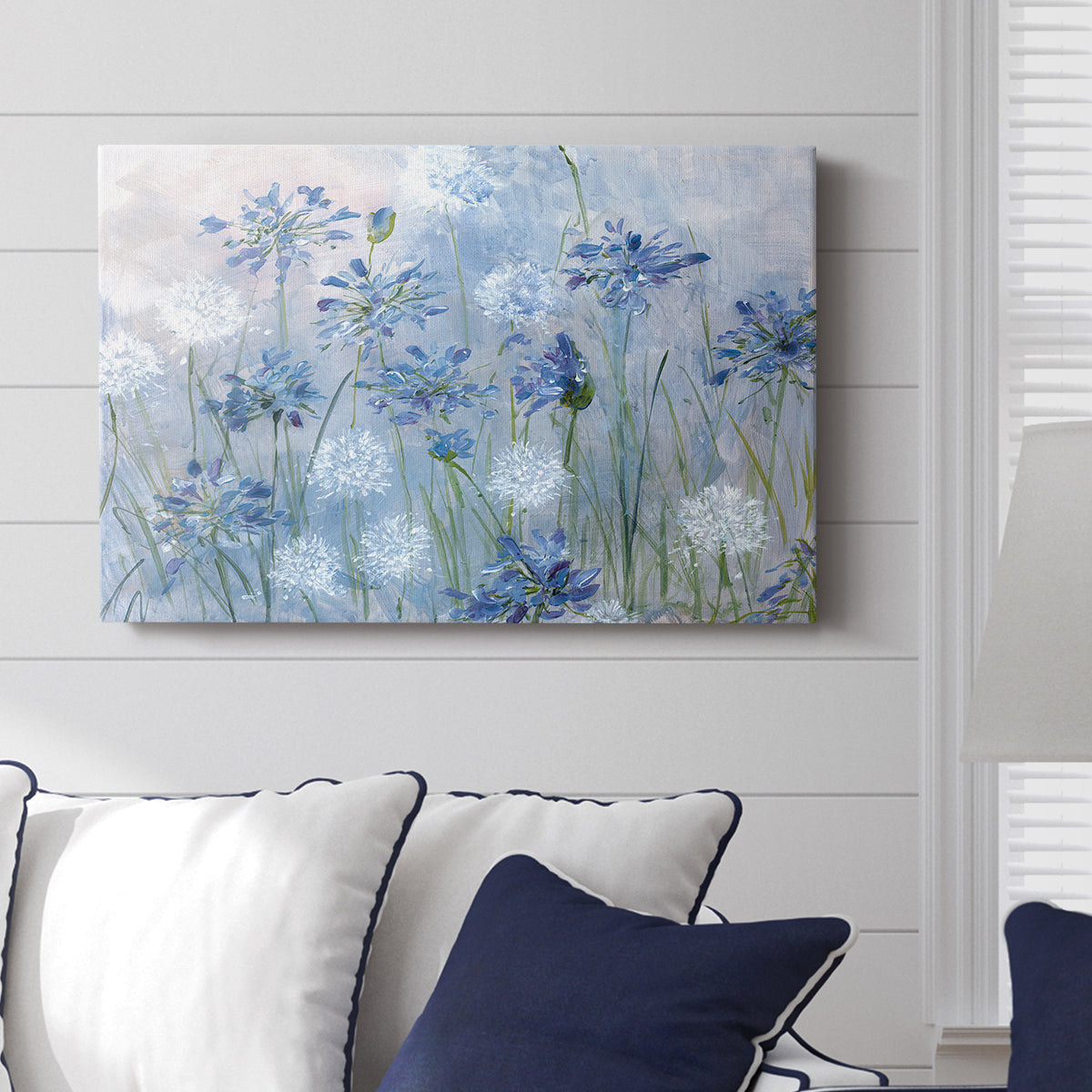 Dandelion and Agapanthus - Canvas Art Print