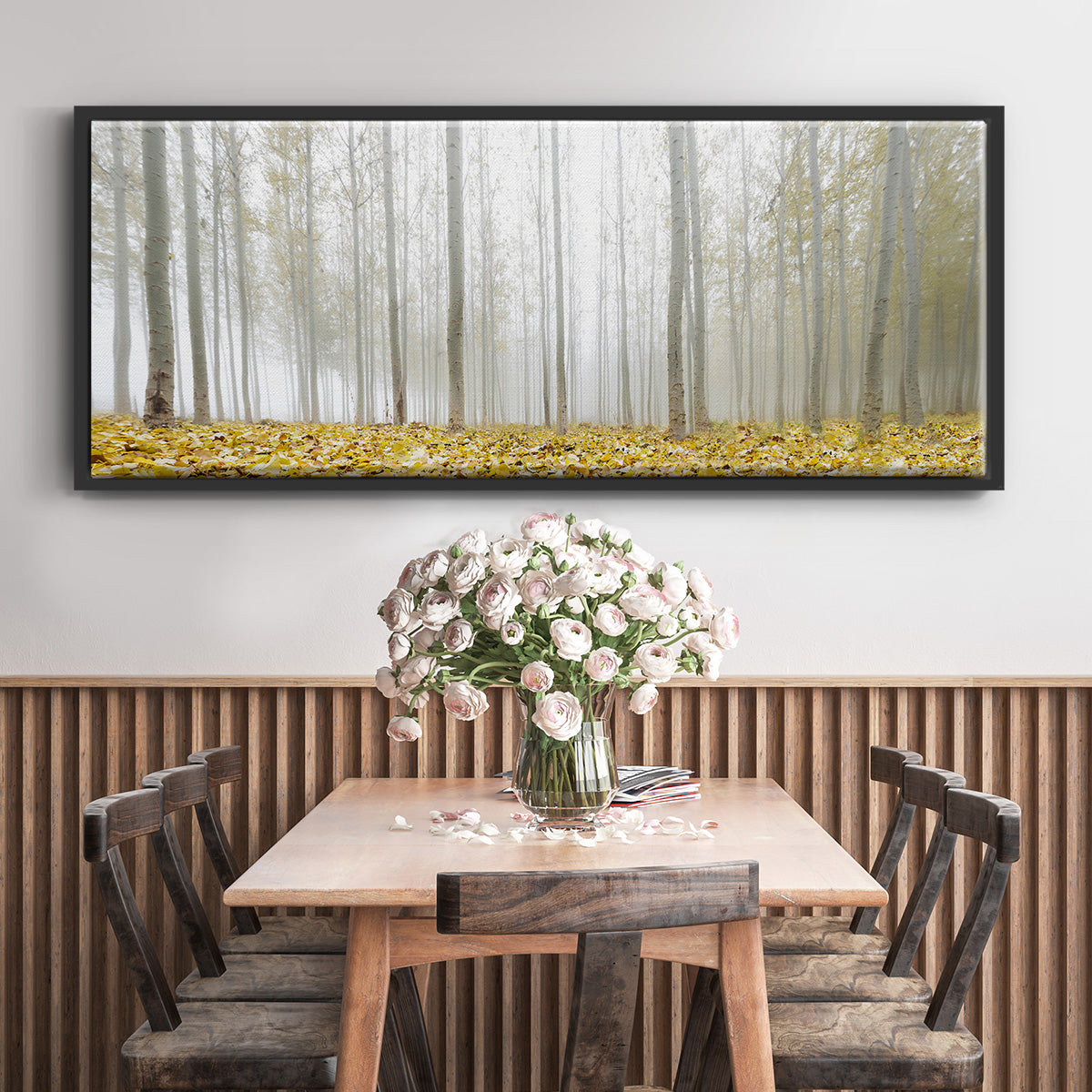 Poplar Grove - Floater Framed Canvas Print