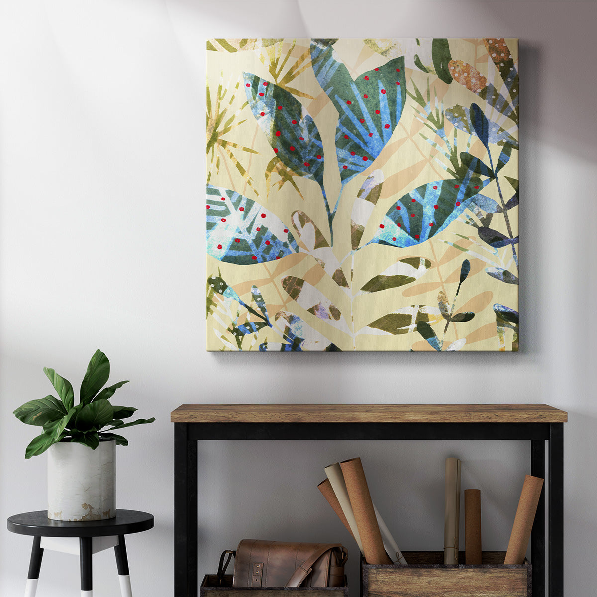 Technicolor Jungle II - Canvas Art Print