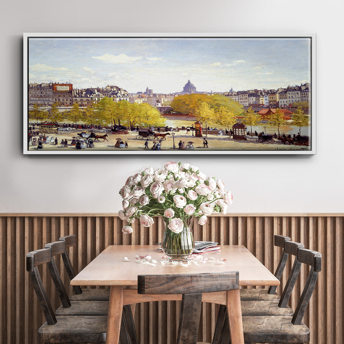 Que Du Lourve, 1867 - Floater Framed Canvas Print