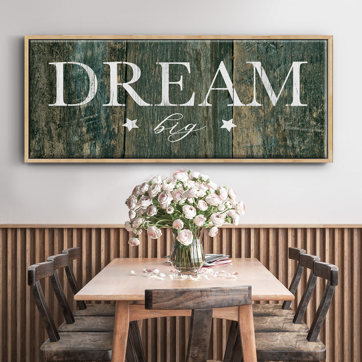 Dream Big - Floater Framed Canvas Print