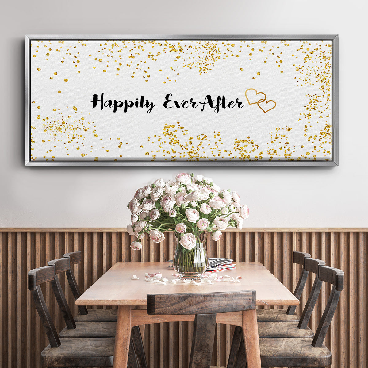 Happily Ever After - Floater Framed Canvas Print