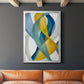 Horizontal Bands I - Modern Framed Canvas Print