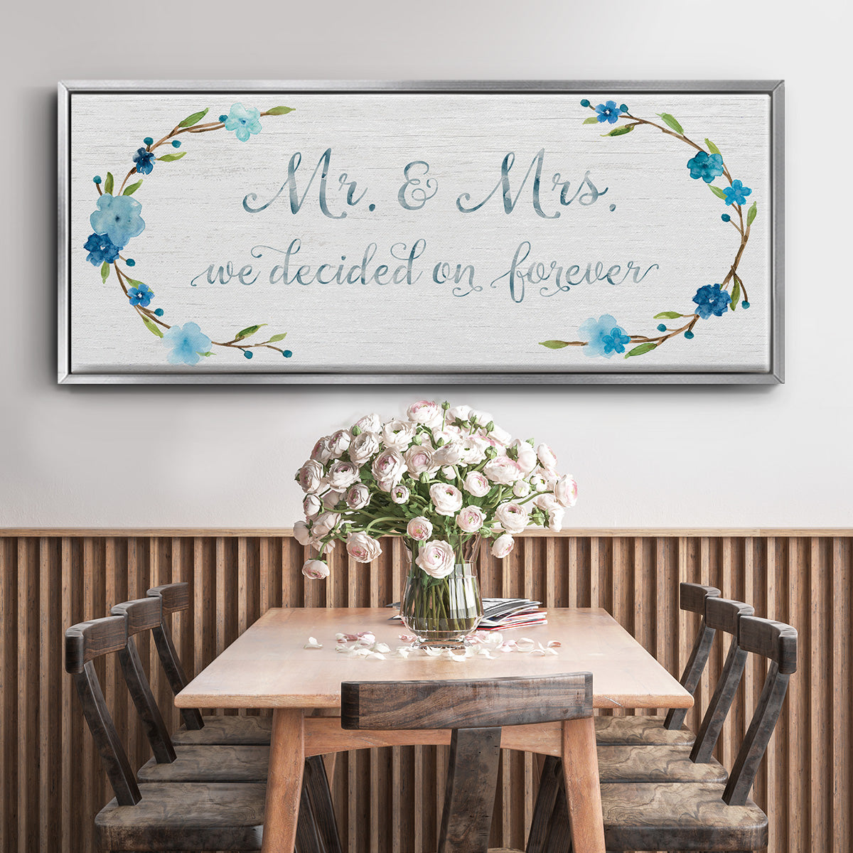 Forever - Floater Framed Canvas Print