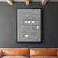 Tedious I - Modern Framed Canvas Print