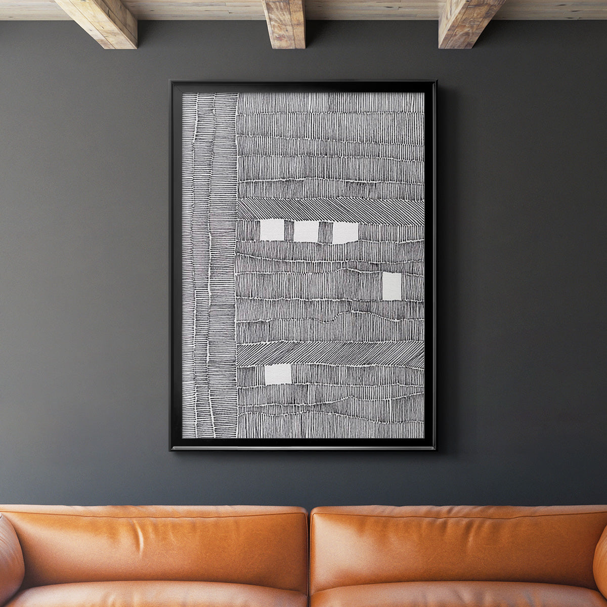 Tedious I - Modern Framed Canvas Print