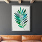 Palm Frond Flow III - Modern Framed Canvas Print