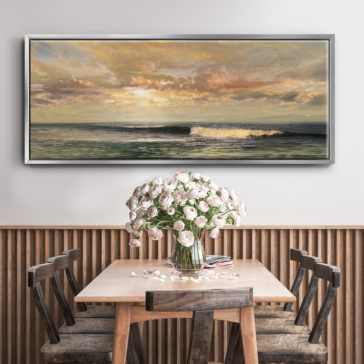 Serenity - Floater Framed Canvas Print