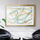 Curves and Waves V - Modern Framed Art Print