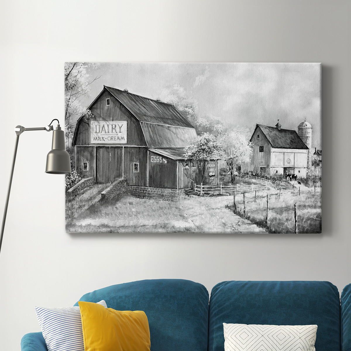 Day at the Farm Premium Gallery Wrapped Canvas - Ready to Hang