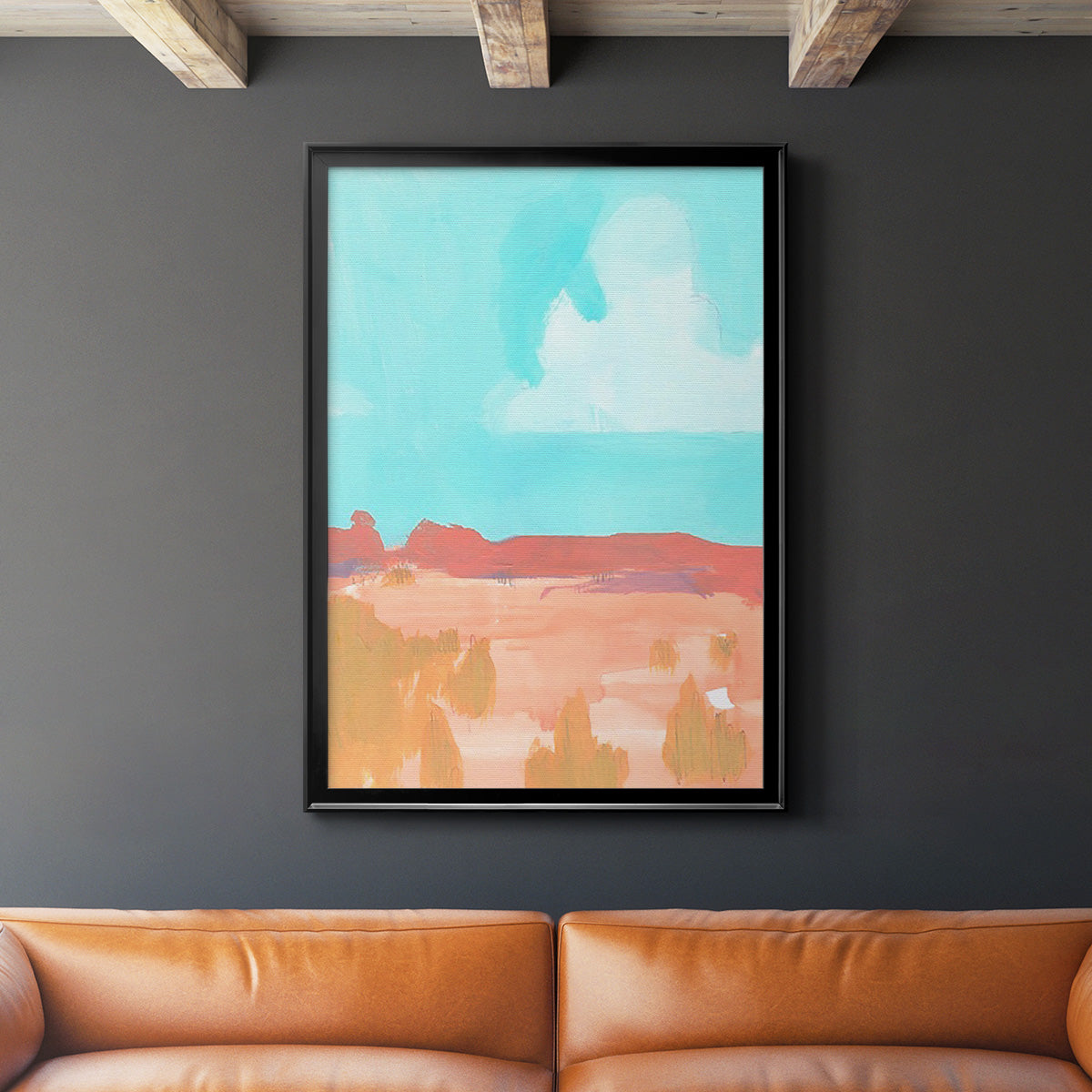 Wide Open Spaces I - Modern Framed Canvas Print