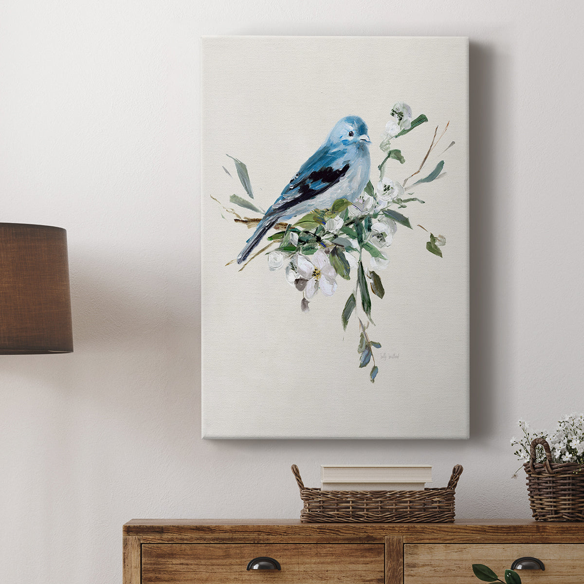 Bluebird Happy I - Canvas Art Print