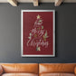 Merry Little Christmas - Modern Framed Canvas Print