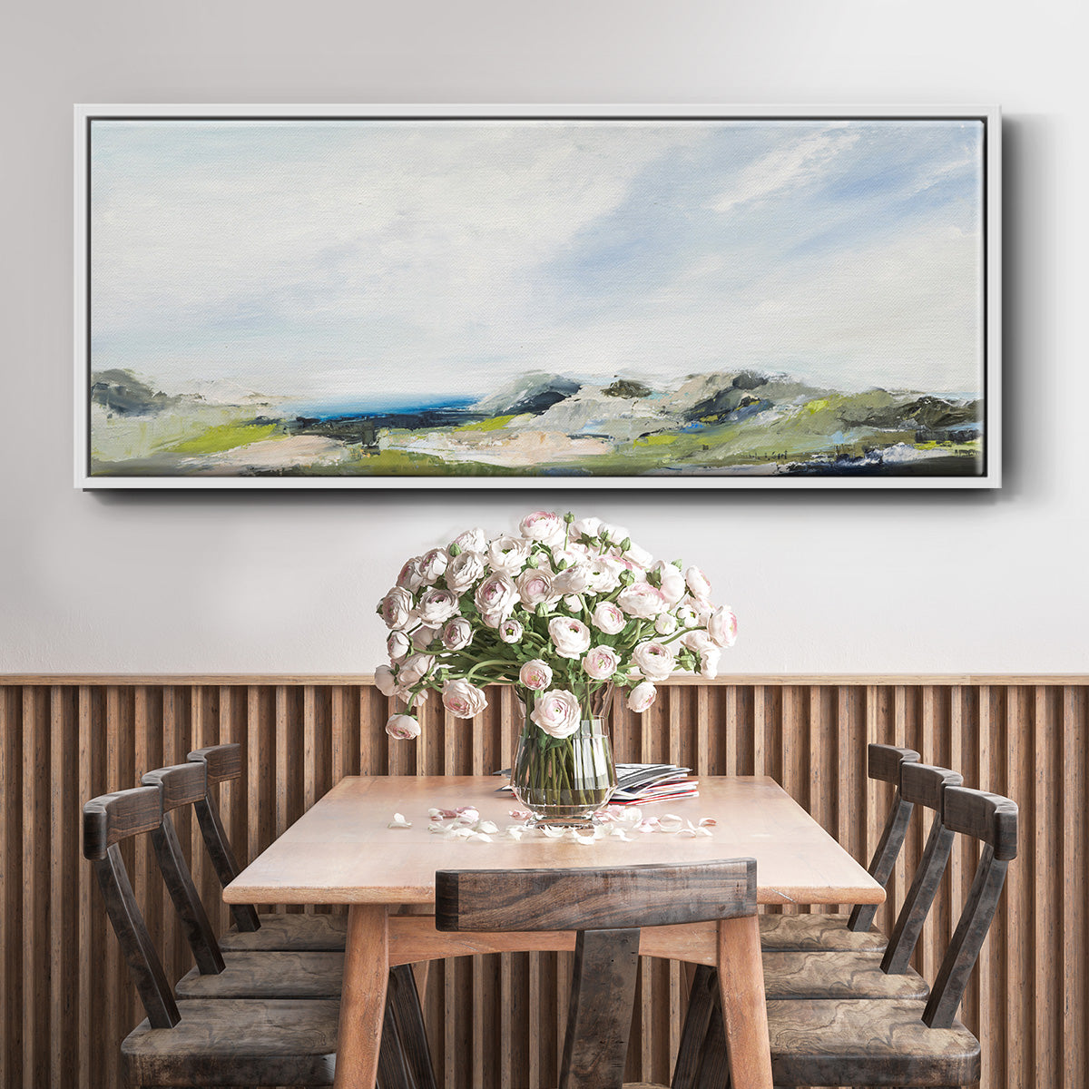 The Earth Sings - Floater Framed Canvas Print