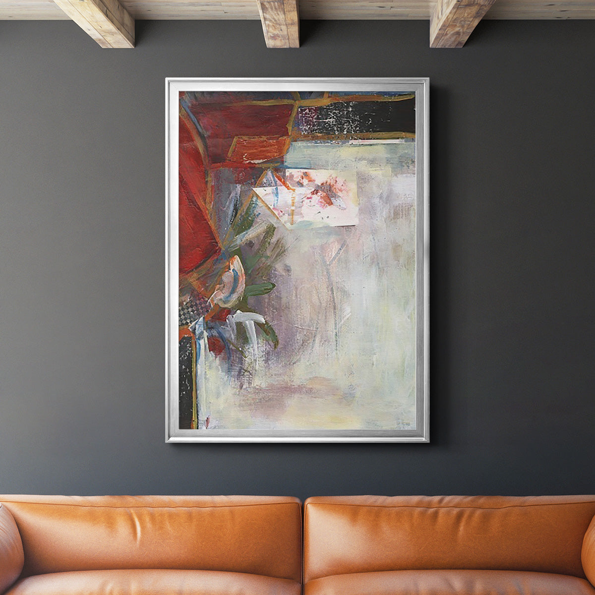 City Life III - Modern Framed Canvas Print