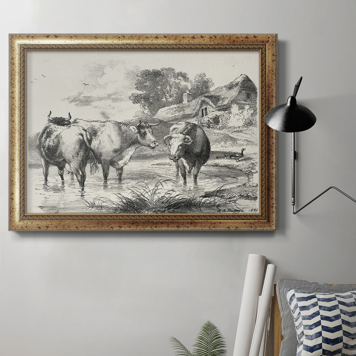 Rural Charms I Premium Framed Canvas- Ready to Hang