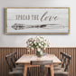 Spread the Love - Floater Framed Canvas Print