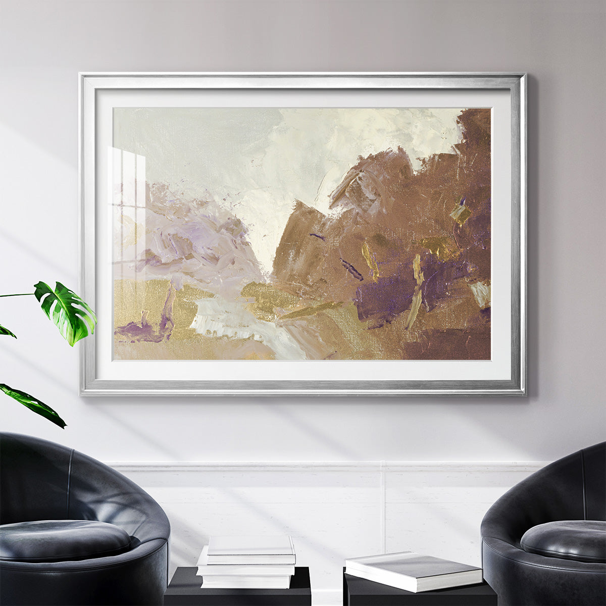 Fall Clearing Variation 2 - Modern Framed Art Print