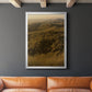 Golden Fog I - Modern Framed Canvas Print