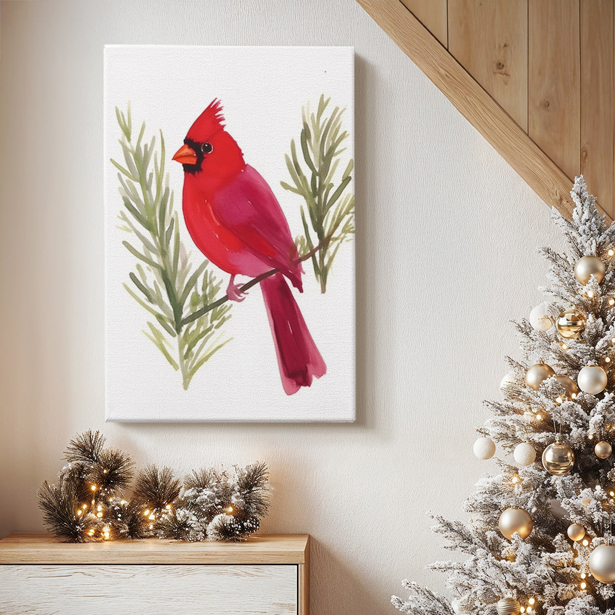 Ruby Yule Promise - Canvas Art Print