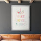 Sweet Unicorn IV - Modern Framed Canvas Print