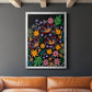 Muddled Flowers I - Modern Framed Canvas Print