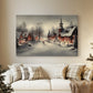 Candlelit Manger Serenade - Canvas Art Print