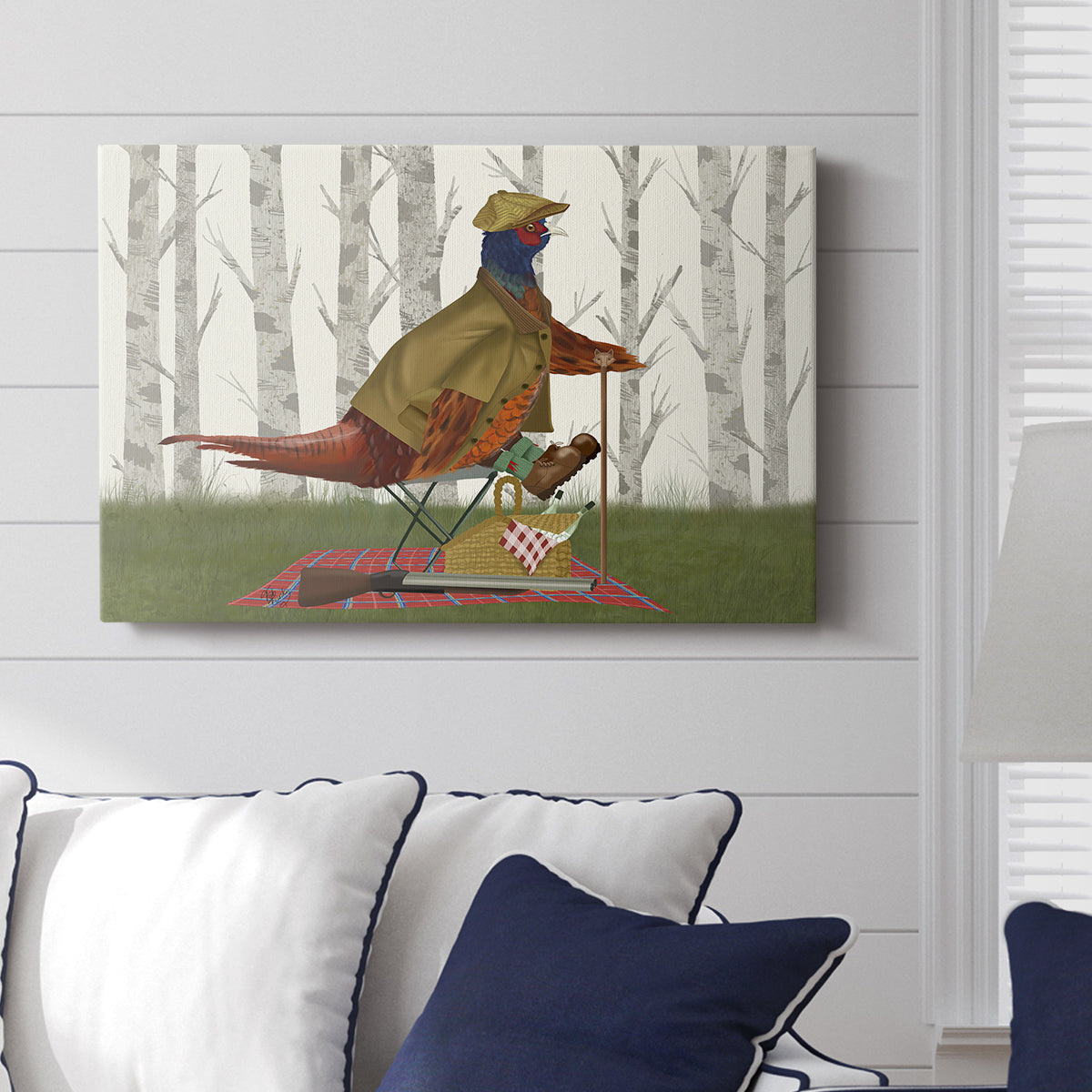 Pheasant Shooting Party 4 - Canvas Art Print
