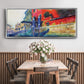 The Red House, 1908 - Floater Framed Canvas Print