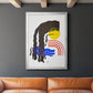 Shifting I - Modern Framed Canvas Print
