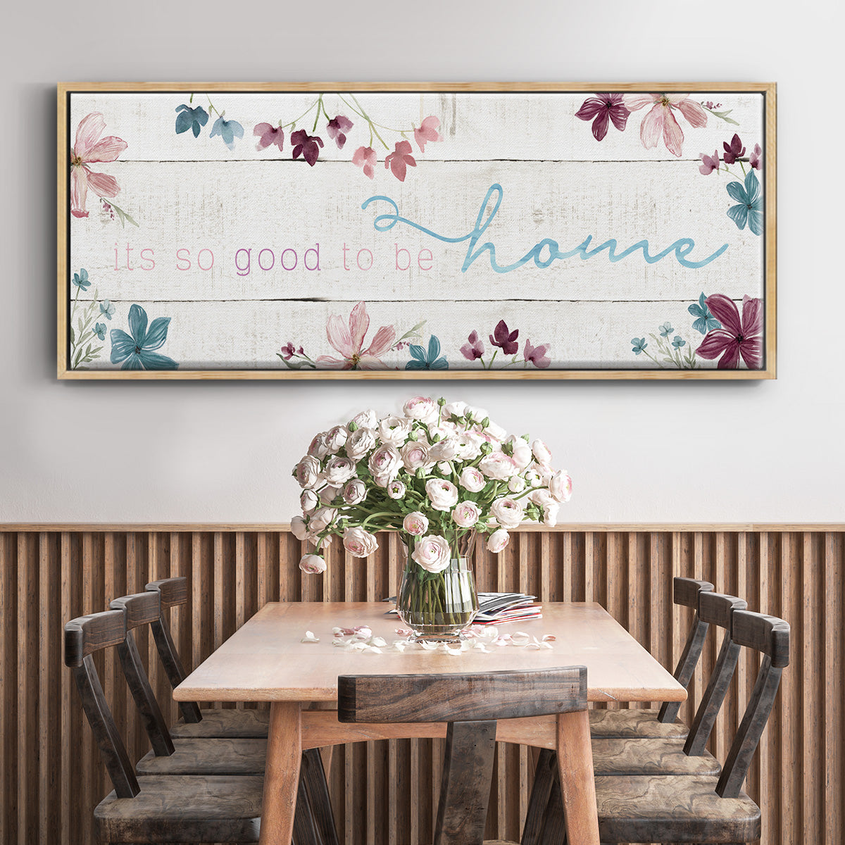 Good To Be Home - Floater Framed Canvas Print