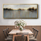 Rain at Dawn - Floater Framed Canvas Print