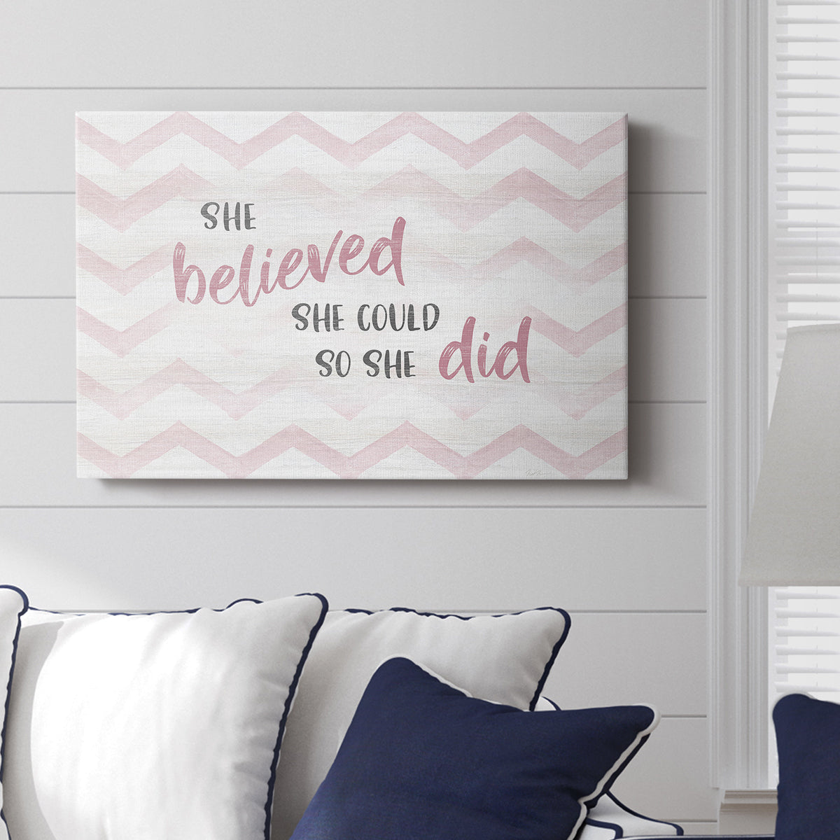 Believed She Could - Canvas Art Print