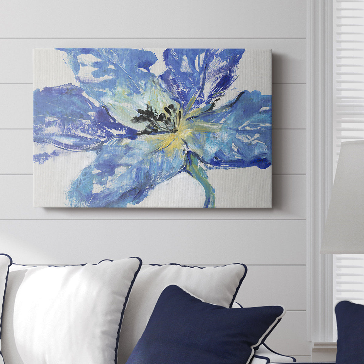 Fleur Bleue II - Canvas Art Print