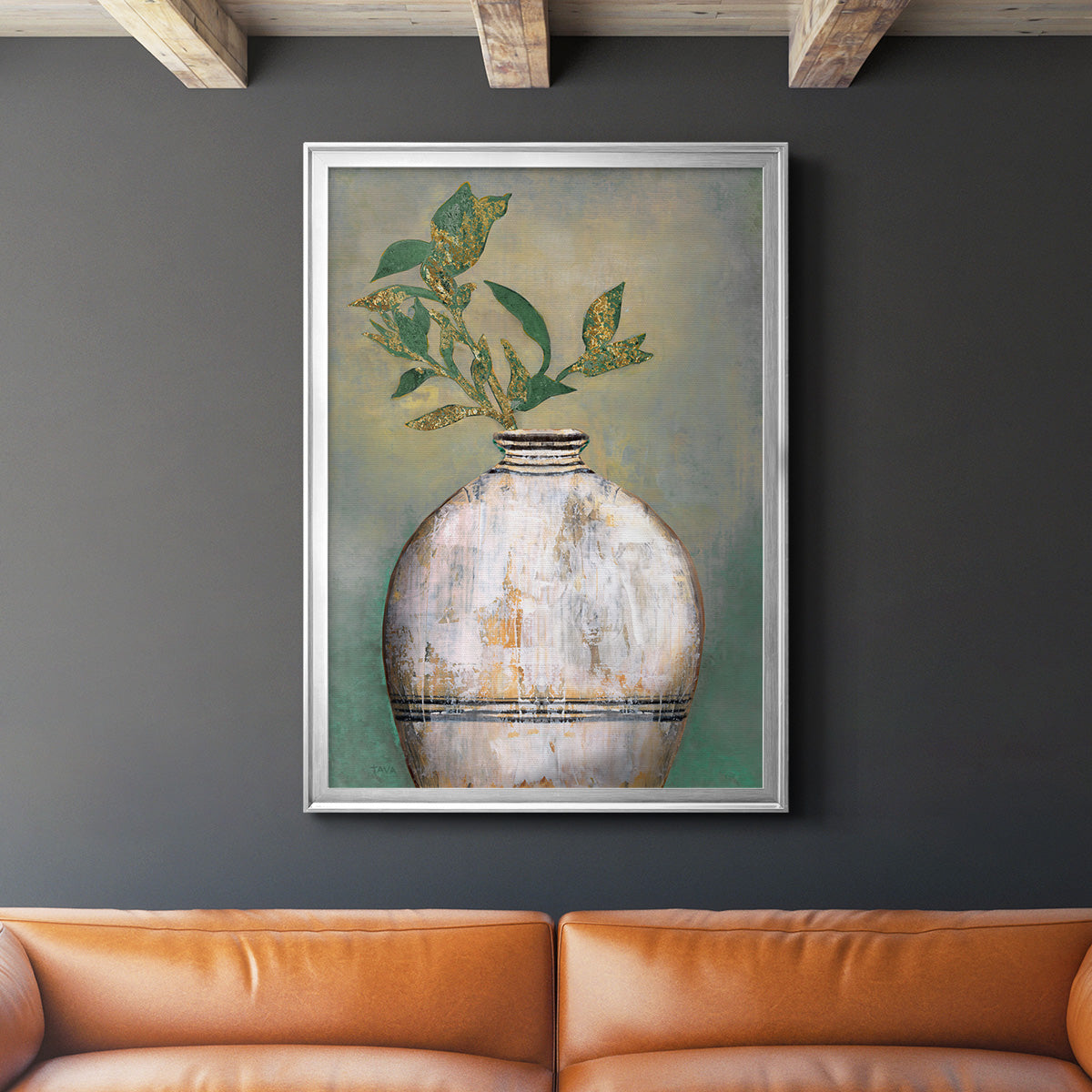 Global Vessel II - Modern Framed Canvas Print