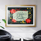 Bright Christmas Night  II - Modern Framed Art Print