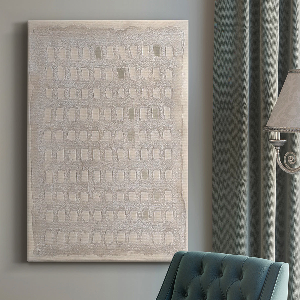 Pearl Punch Card II - Canvas Art Print