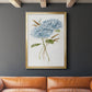 Petite Blue Hydrangea I - Modern Framed Canvas Print