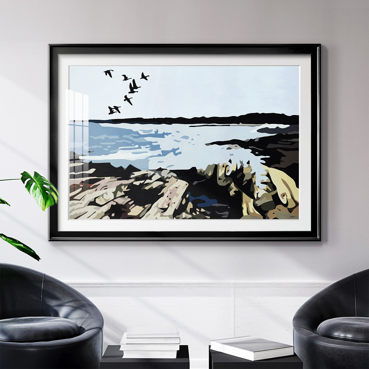 Maine Event - Modern Framed Art Print