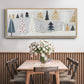 Christmas Chalet Collection D - Floater Framed Canvas Print