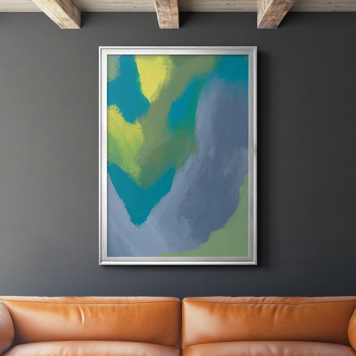 Lost in Memories II - Modern Framed Canvas Print