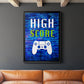 It's Game On I - Modern Framed Canvas Print