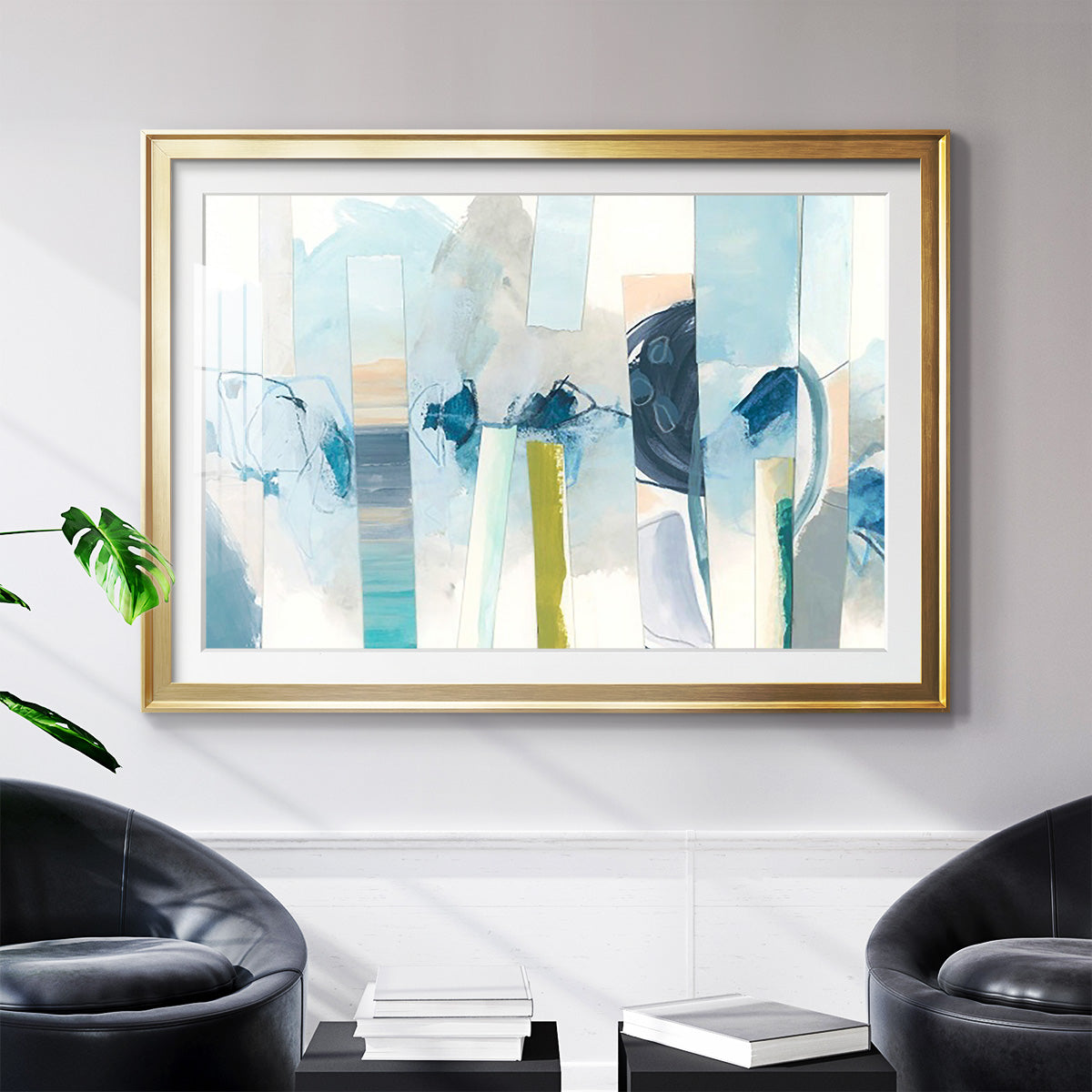Liquid Strata I - Modern Framed Art Print