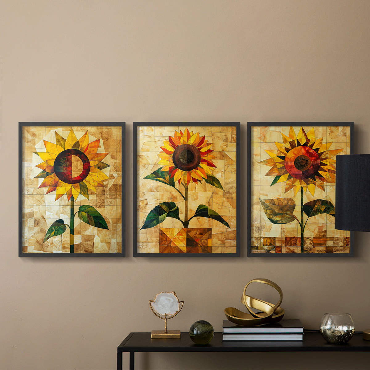 Floral Study Series CLVIII - Restickable Framed Art Set