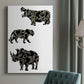 Ornamental Safari Animals II - Canvas Art Print